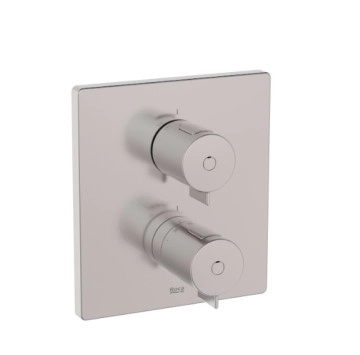 Термостатичен смесител за вана/душ  T-500 Square стомана ROCA